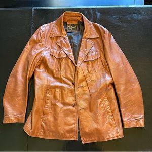 Rand Men's Tan Leather Jacket